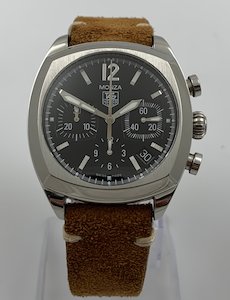 TAG Heuer MONZA 2000s Automatic CHRONOGRAPH Steel Mens Wristwatch Ref CR2113-0 B&hellip;
