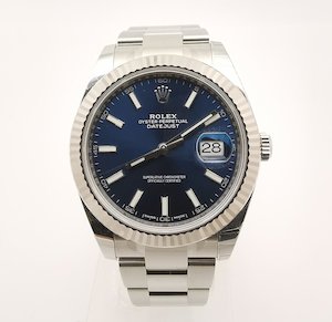 Past Sales — About Time: Rolex Oyster Perpetual 41mm Datejust Stainless steel Ref. 126334 2020 Model Box + Papers