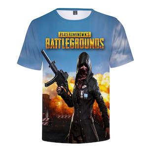 Hot Game PUBG Casual Sports Summer T-Shirts for Adult Kids