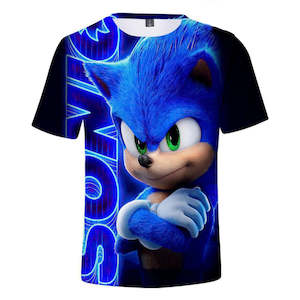 Hot Game Cartoon Sonic The Hedgehog 3D Printed Casual Sports T-Shirts Summer Top&hellip;