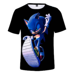 Hot Game Cartoon Sonic The Hedgehog 3D Printed Casual Sports T-Shirts Summer Top&hellip;