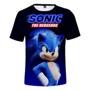 Hot Game Cartoon Sonic The Hedgehog 3D Printed Casual Sports T-Shirts Summer Top&hellip;