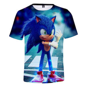 Hot Game Cartoon Sonic The Hedgehog 3D Printed Casual Sports T-Shirts Summer Top&hellip;
