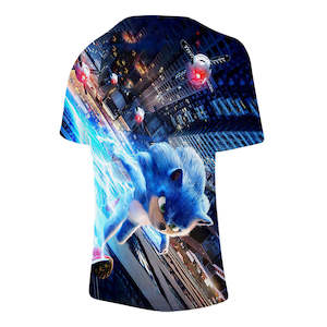 Hot Game Cartoon Sonic The Hedgehog 3D Printed Casual Sports T-Shirts Summer Top&hellip;