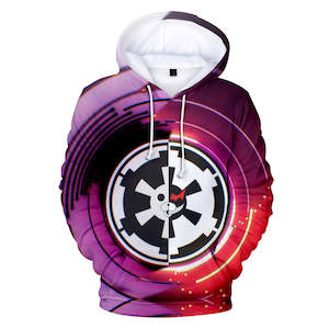 Hot Game Danganronpa Cartoon Cosplay Purple Hoodie Pullover Sweatshirts Unisex T&hellip;