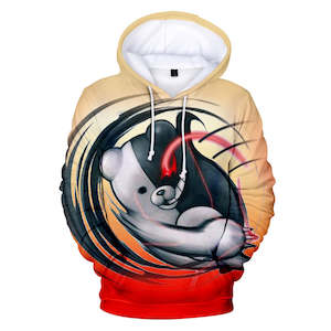 Hot Game Danganronpa Cartoon Cosplay Khaki Hoodie Pullover Sweatshirts Unisex Tr&hellip;