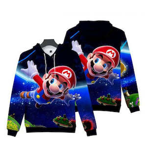 Recommendation: Super Mario Bros 3D Graphic Print Casual Hoodie Jumper - Unisex for Kids and Adults