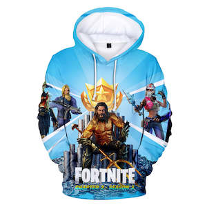 Fortnite Chapter 2 Hoodie 3D Drawstring Sweatshirt Pullover Cosplay Jumper