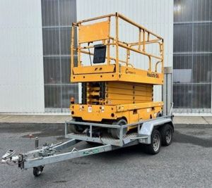 Products: Haulotte Compact 12 Scissor Lift and Trailer - Absolute Access