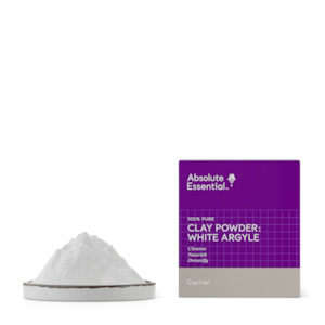 Skin Care: Clay Powder: White Argyle