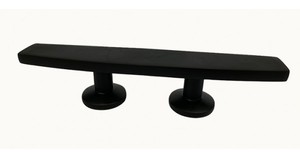 Windshield Wipers: 8" Flat Black Marine Cleat Absolute Marine