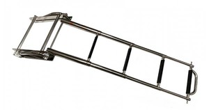 Windshield Wipers: Ladder - Under Transom Mount - 4 step with handle Absolute Marine