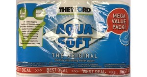 Aqua Soft Toilet Paper - 6 Pack Absolute Marine