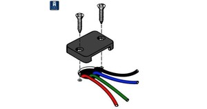 Windshield Wipers: Bulkhead Cable cover Absolute Marine
