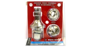 Duo-Tow Ball Converter - 1" Mounting Shaft Absolute Marine