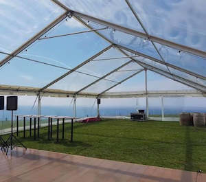 Marquee: 10x20m Clear Marquee