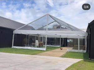 Marquee: 10x10m Clear Marquee