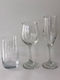 Champagne, Medium Wine and Water glass set