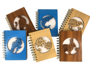 Products: Stencil Notebook Abstract Design