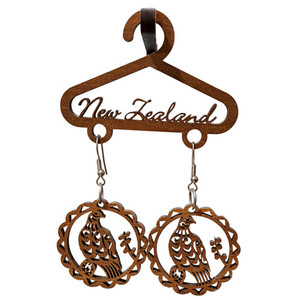 Products: Kereru Earrings Abstract Design