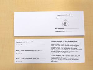 Products: Personal Unicorn Remedy Card Pad (Double-sided)