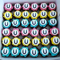 Mini Cupcakes with edible image disc