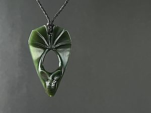 Products: Pounamu Pekapeka / bat — A Carved Piece Pounamu