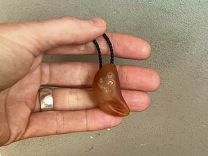 Products: Carnelian Crab Claw — A Carved Piece