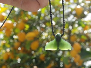 Pounamu Whale's Tail — A Carved Piece