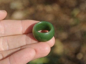 Cassiar Jade Ring - size Q 3/4 — A Carved Piece Pounamu