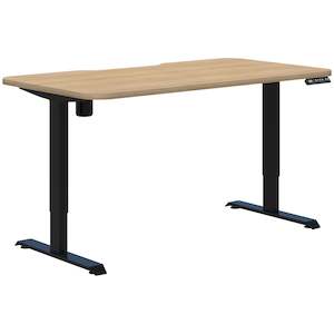 Desks: Duo II Electric Desk - Radius corners