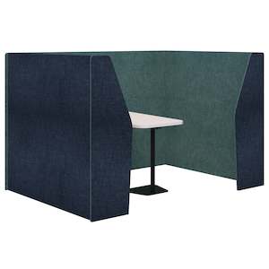 Booths: Edge 4 Person Meeting Booth