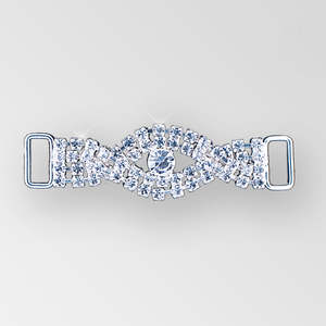 Bikini Connectors: Twist Diamond Strap Connector