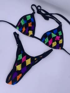 Quick Ship Bikinis: Harliquinn quick ship posing suit