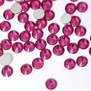 Fushcia ss20 Rhinestones