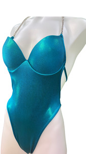 Quick Ship Bikinis: Mermaid Blue Swimsuit