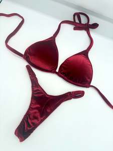 Posing Bikinis: Scarlet Red Velvet Posing Bikini