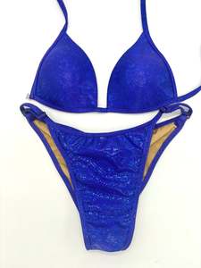 Quick Ship Bikinis: Blue/Purple Fitmodel Quickship