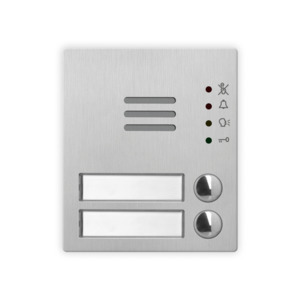 Intercoms And Access Control: GSM Module 2-Button - Stainless Steel Finish