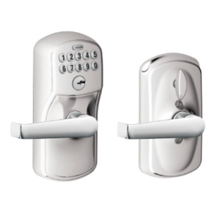Electronic Digital Locks: Schlage FE595 Elan Keypad Flex-Lock SCP