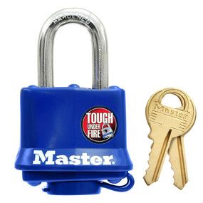 Padlocks: Master 40mm Lam. Steel Thermoplastic Padlock