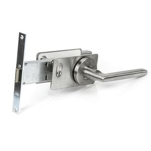 Residential Mortice Locks: Iseo 704 Mid Rail Lock, Handle, Plates & Cyl