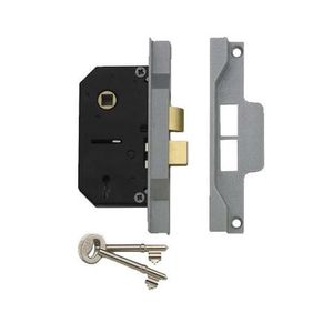 Locks: Union 2242 2Lvr Rebated Mortice 2.5in SC