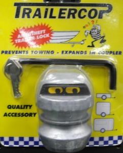 Automotive Locks & Keys: Trailer Cop Coupling Lock 50mm