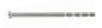 Door Hardware: Miles Nelson 53/90 Round Rose Extended Screw
