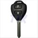 Toyota TOY43 Key 2 Button Shell 04-10 H/Duty