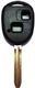 Toyota TOY43 Key 2 Button Shell H/Duty