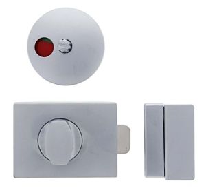 Door Hardware: Ritefit M300SF Indicator Bolt Extl Knob SC