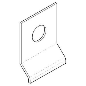 Door Hardware: BDS Pull Plate 201 Cyl - Lge 80x100