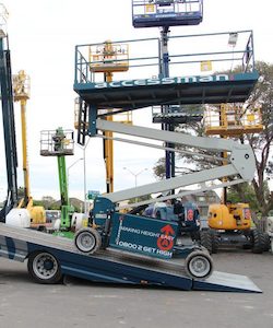 Products: 9 Metre Rough Terrain Scissor Lifts - Accessman Group Making Height Easy